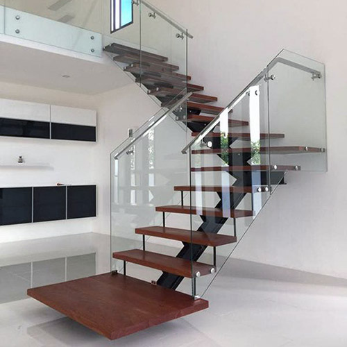 Mẫu Lan Can Cầu Thang Kính Cường Lực đẹp