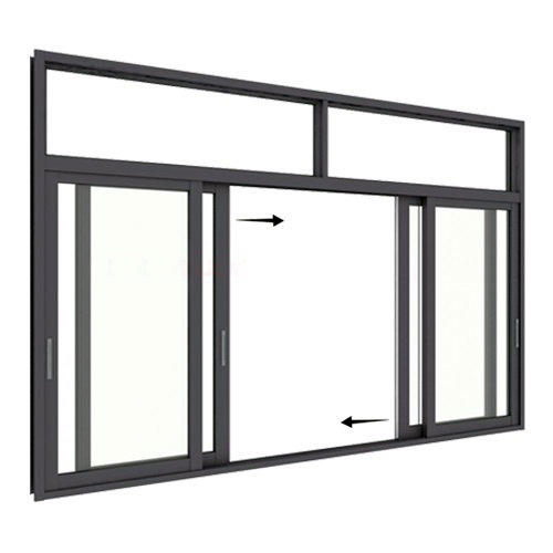 Cua Di 4 Canh Mo Truot Nhom Xingfa X93