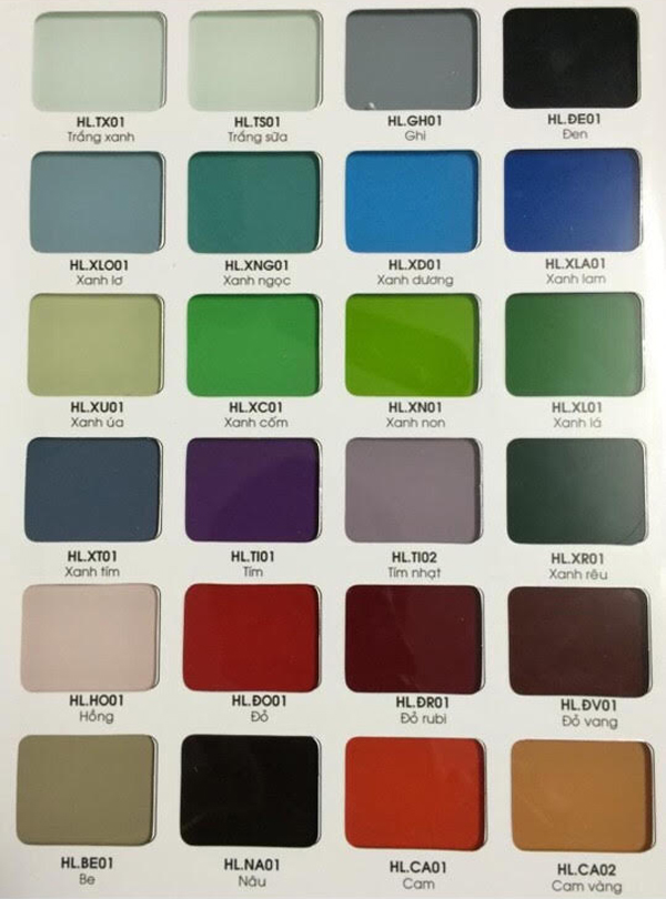 Kính màu ốp bếp mẫu 1 Kính màu ốp bếp mẫu 1