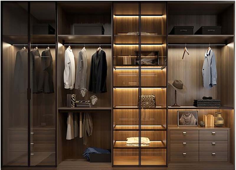 Tủ áo cánh kính mẫu 1 Tủ áo cánh kính mẫu 1