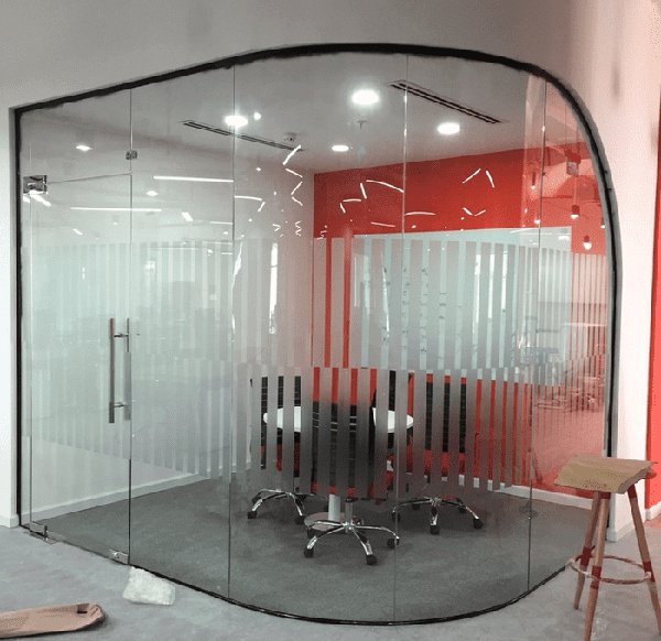 Vách ngăn nhôm kính mẫu 1 Vách ngăn nhôm kính mẫu 1